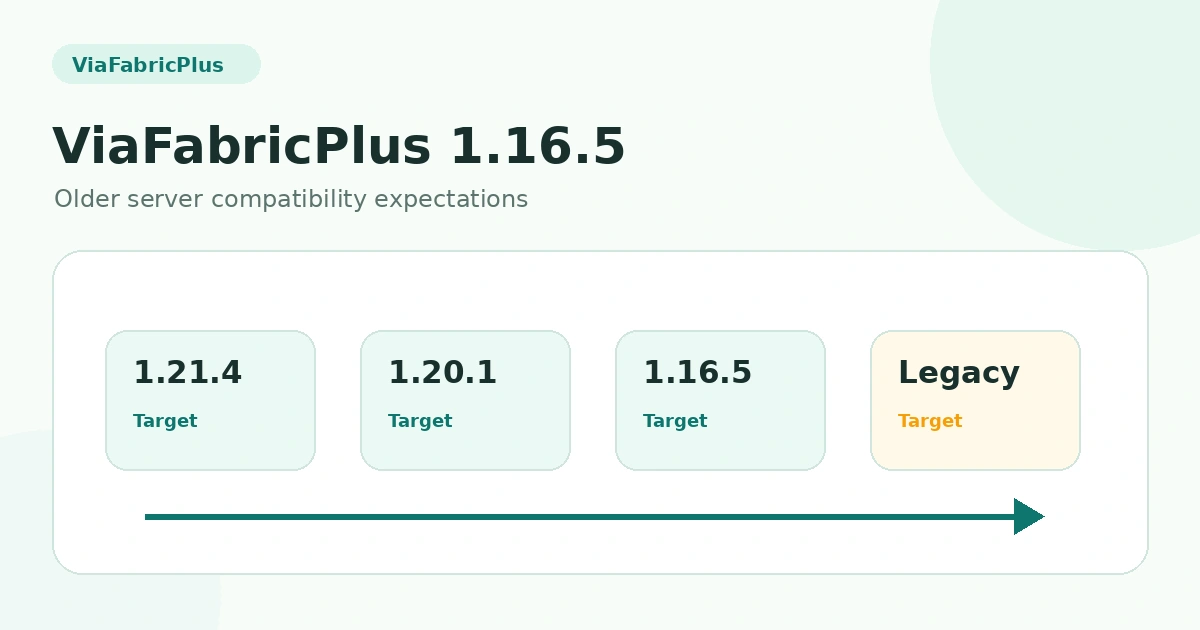 ViaFabricPlus 1.16.5 Servers: What to Expect