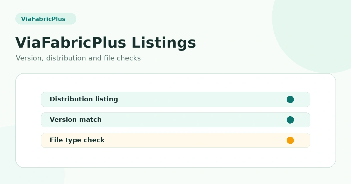 ViaFabricPlus Modrinth and CurseForge Listings Explained