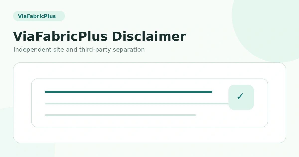 Disclaimer visual