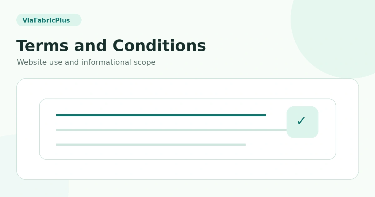 Terms and Conditions visual